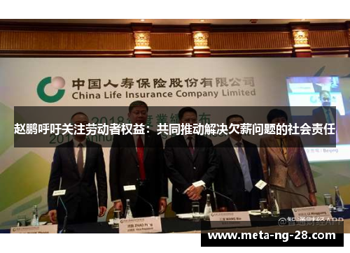 赵鹏呼吁关注劳动者权益：共同推动解决欠薪问题的社会责任